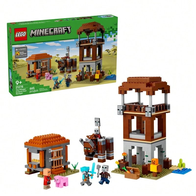 Lego Minecraft 21278 La Estación del Silbato del Ganador y El Juguete ...