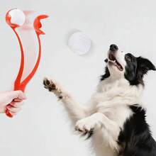 1 pieza Palo de juego con pelota para mascotas, juguete interactivo de entrenamiento de perros con pelota de tenis