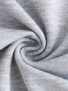 Teen Girls Pullovers, Long Sleeve Hooded Sweatshirts For Teen Girl, Older Teen Girl And Teens. Simple And Stylish With No Pockets, Perfect For Casual Everyday Wear, With Rich Print Details, Perfect For Fall And Winter. - Grey - View 6