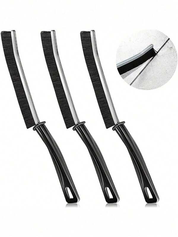 1 pièce/2 pièces Brosse de nettoyage des joints multifonction, convient pour les joints de carrelage, les lignes de sol de douche et le nettoyage de surfaces multiples