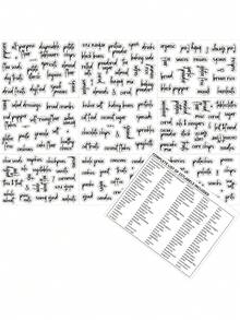 158 件厨房标签 家庭编辑标签 调味标签 容器标签 整理贴纸 - 黑色 - 查看 7