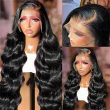 Body Wave Bob Wig Human Hair 13x4 Hd Lace Frontal Wigs  Wave Bob Wigs Human Hair For Women 200% Density Glueless Wigs Natural Black Color - Natural Black - 查看 8