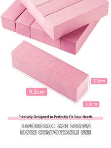 10/6/2 件指甲抛光块,适用于水晶甲和天然甲,4 面打磨抛光块,适用于凝胶甲,指甲油抛光锉刀套装,专业美甲抛光机抛光块,散装中粗砂