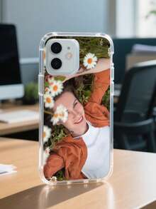 定制高品质软塑料手机保护壳适用于 iOS Apple 设备，全覆盖带镜头保护，适合户外活动，是送给亲人、朋友、宠物、骄傲月、生日、节日的理想礼物