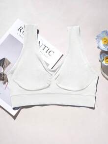 Women's Seamless Bra, Comfortable Without Steel Ring Underwear