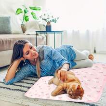 Pet Cooling Mat Ice Cooling Mat For Dogs & Cats Portable & Washable Pet Cooling Blanket, Car Seats, Beds For Summer, Cats Cooling Mat, Premium Pets Cool Pad For Crate Kennel, Indoor Cats Cool Sleeping Bed, Pets Cool Pad For Summer - Multicolor - View 6