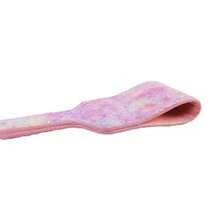 Látigo de montar a caballo rosa de PU Fantasy de 14.17 pulgadas, hecho a mano, fusta perfecta para entrenamiento, espectáculos y disfraces, látigo de caballo de fantasía rosa de PU con cabeza en T - como en la foto - Ver 6