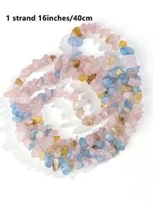 天然石不对称碎石珠适用于制作珠宝、DIY手链项链耳环 - 不規則礫石片珠 - 查看 29