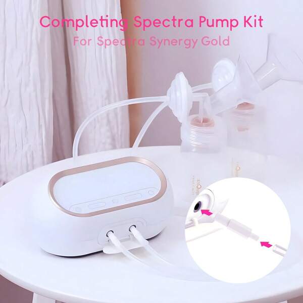 2Pcs Tubing Adapter 2Pcs Tube Replacement Pump Parts Compatible With Spectra / S1/S2/9 Plus, Not Original Accessories