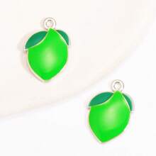 5/10/15/25 Pcs Yellow Lemon Charms Pendant Enamel Fruit Jewelry Gold Plated Plant Beads With Hole For DIY Bracelet Necklace Keychain Earrings Craft Art Accessories Hair Clip Decorations