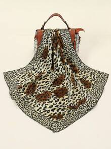 1 件女士时尚休闲围巾，轻盈透气柔软，适合日常佩戴 - 多色 - 查看 3