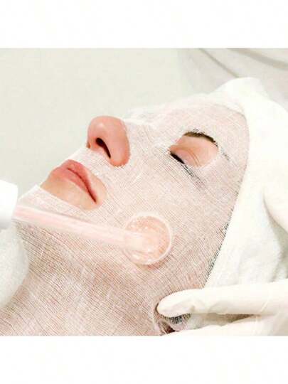 100pcs Skin Care Gauze Face Mask, Algae Soft Mask Powder Beauty Gauze Pads