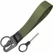 Universal Wrist Key Lanyard| Hands-Free Anti-Loss Strap, Adjustable & Unisex For Sports, Work & Outdoors - Navy Green - View 1