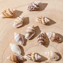 30g/Packung gemischte Größen gebohrte kleine Muscheln, DIY Handwerks-Perlenherstellung Schmuckzubehör