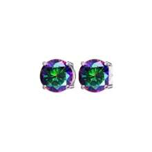 2PCS Magnetic Ear Clips Stud Earrings Non Piercing Strong Magnet Fake Piercing Women Men Black Silver Jewelry Clip Earrings Jewelry Stainless Steel Set 6/8mm Magnetic Stud Earrings For Men Women Non-Piercing Clip-On Earrings Magnet Ear Jewelry
