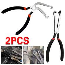 2pcs Elbow+Straight Head Disconnect Pliers For Automotive Electrical Connection - Black - View 6