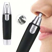 1 No.5 Battery Powered, Electric Men's Nose Hair Shaver, Nose Hair Cleaner, Mini Shaver