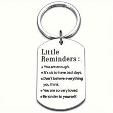 1个/2个/10个装励志钥匙扣，心理健康礼物，送给女儿、妈妈的礼物，送给朋友的提醒礼物，拥抱礼品袋挂件，汽车配件，送给老师、姐妹的礼物创意
