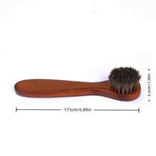 Dauber Brush Premium Horse Hair Applicator Brush For Leather Care Ideal Horsehair Shoe Brush For Applying Cream