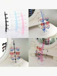 3/4/5 Pairs Of Glasses Sunglasses Storage Display Stand Storage Box Display Stand, Storage 5 Pairs Of Glasses, Men's Sunglasses, Women's Sunglasses, Sailing Glasses Storage Stand, Glasses Rack Lifter Display Stand, Glasses Display Stand, Sunglasses Frame, Suitable For Home Use, Shop Counters, Glasses Props, Glasses Supplies, Glasses Storage.