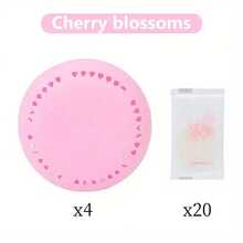 24 件全新持久香薰疗法空气清新剂，附赠额外礼品盒，固体香薰盘，适用于家庭、汽车、浴室、卧室、壁橱和厕所 - 纸香味（粉色 - 樱花、紫色 - 薰衣草、黄色 - 桂花、绿色 - 茉莉，打开香薰盘包装即可使用） - 花香 - 查看 12