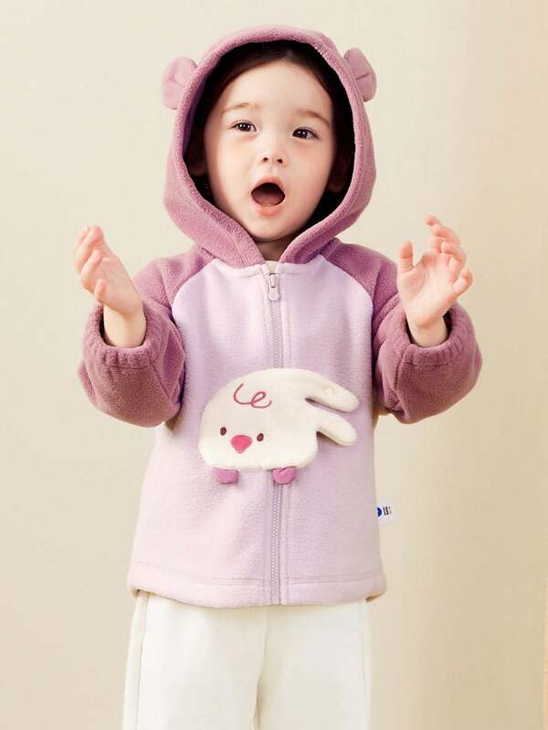 mini bala Baby Girl Anti-Static Plush Jacket 2025 Autumn Fleece Outerwear