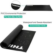 30*60in /30*72in Trainer Cycleops Rowe Indoor Cycling Exercise Stationary Bike With Stone Texture 4mm/6mm Thicknesswq