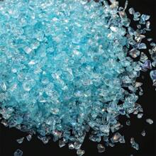 20 Grams 0.7oz AB Colored Crushed Glass For Resin Art DIY,Broken Fire Glass Pieces For Tabletop Fire Pit,Crafts,Home Decorations Vase Fillers