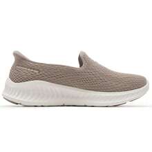 Skechers 休闲套脚运动鞋，轻便透气步行鞋，适合日常穿着和旅行，125644步计数，适合老年人 - 灰褐色 - 查看 4
