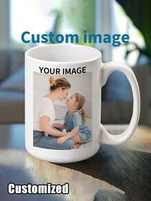 1 szt. Kubek ze zdjęciem na zamówienie, Kubek ze zdjęciem na zamówienie, Kubek ze zdjęciem na zamówienie, Spersonalizowany kubek ze zdjęciem, Spersonalizowany kubek do kawy, Spersonalizowany kubek rodzinny, Stwórz własny kubek, Spersonalizowany kubek do kawy, Prezent na Dzień Matki, Prezent na Dzień Ojca, Prezent rocznicowy, Na ukończenie szkoły, Na wesela, Na parapetówkę, Do jadalni, Salonu, Sypialni, Biura, Herbaciarni, Domu, Na powrót do szkoły