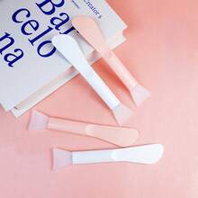 Double-Headed Silicone Facial Mask Brush Face Cleaning Apply Face Clay Mask Smear Brush - Double-ended Facial Mask Stick (single Pack) - View 3