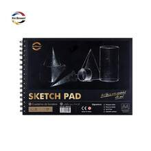 艺术家素描本 - 160g 30页双螺旋圈艺术生专用A3 A4 A5素描手绘本加厚水彩纸,顶部螺旋,适合所有场合的理想礼物 - 素描本 - 查看 10