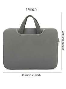 1 件简约轻便大容量笔记本电脑斜挎包，适合 11 英寸/13 英寸/14 英寸笔记本电脑、平板电脑、硬盘、充电器、旅行友好型电脑手提包，适合返校学校用品包，适合学校工作笔记本电脑包，适合女士 Mac Book Casemacbook Case 大学必备笔记本电脑内胆包 - 彩色 - 查看 17