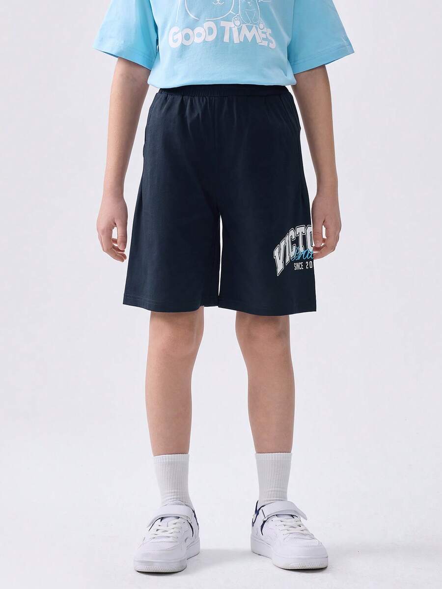 Balabala Boys' Quick-Dry Shorts, Breathable Summer Five-Point Pants, 2025 New Arrival