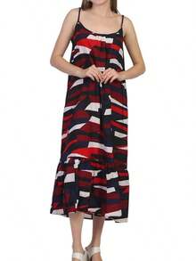 Geométrico azul marino granate Sp0025