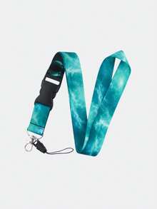 1 件 Snap 宇宙星印花医生工作证挂绳，可拆卸学生证夹，可爱钥匙扣合成纤维颈带，适合所有季节，适合工作证挂绳，学生证夹，可作为日常使用的礼物汽车配件哥特 Y2k 包挂绳带证件夹汽车配件包饰圣诞节 - 彩色 - 查看 6