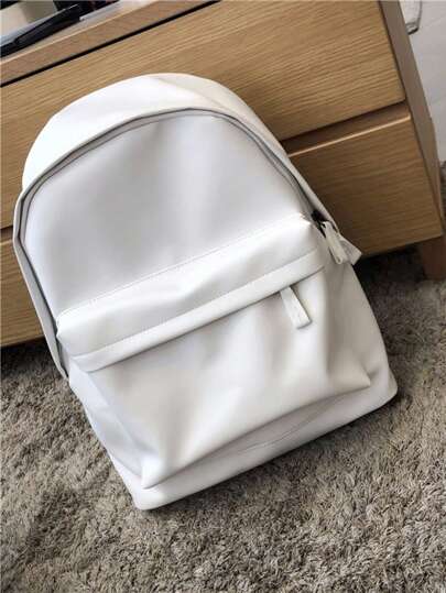 Black Backpack Book Backpack Flap Backpack Waterproof Portable For Travel Vacation Work Office Sport Gym Outdoor Nylon Casual For Student Boys College Student Teens Senior High School Student