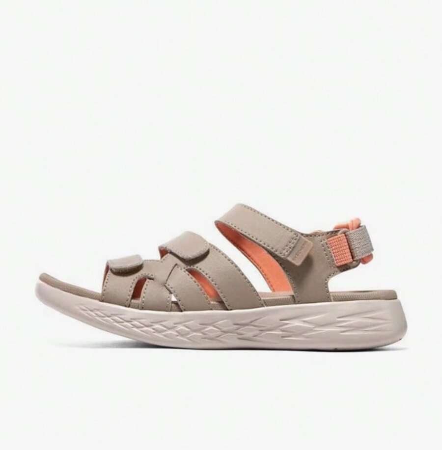 Skechers 新款女士的輕盈耐磨透氣休閒涼鞋