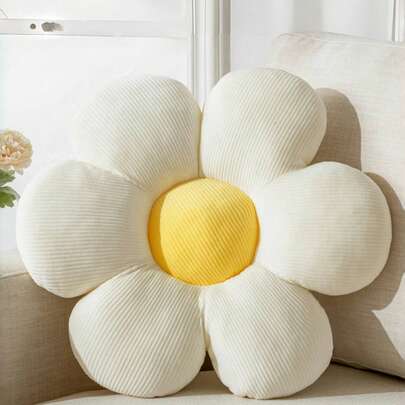 Gối trang trí hình hoa, thiết kế hoa 6 cánh, mềm mại và thoải mái, thích hợp cho trang trí nhà cửa và du lịch ngoài trời vào mùa xuân/hè