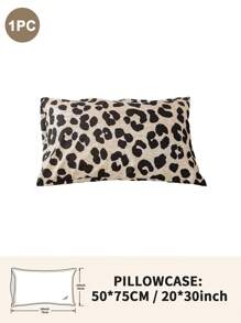 1pc/2pcs/4pcs Leopard Print Pillowcase (Pillow Insert Not Included), Soft & Comfortable, Suitable For All Seasons - Multicolor - View 46