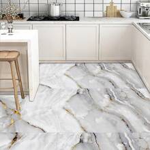 10 Peças Adesivos de Azulejo de Parede e Piso de PVC com Padrão de Mármore Moderno, Adequado para Cozinha, Sala de Estar, Banheiro, Móveis e Decoração de Casa DIY, Papel de Parede, Decoração de Parede, Azulejos de Piso, Decoração de Cozinha, Piso, Azulejos Autoadesivos de Piso, Decoração de Sala de Estar