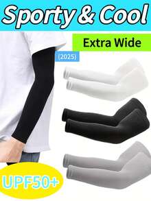 3 Pairs Arm Sleeves, Sun Protection Sleeves UV Sun Protection Arm Sleeves - Compression Arm Sleeve, UV Arm Sleeves Men, Women - Golf Cooling Sleeves Golf Sleeves For Sun Protection For Men 1-2pairs