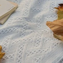 1 Pc Boho Style Picnic Mat Camping Blanket With Tassel Outdoor Camping Equipment Boho Style Tablecloth Sleeping Bag Moisture-Proof Mat Picnic Mat Suitable For Outdoor Picnic Holiday Party Decoration Bedroom/Living Room Decoration Outdoor Travel Valentine's Day Gift Home Decoration - White - View 8