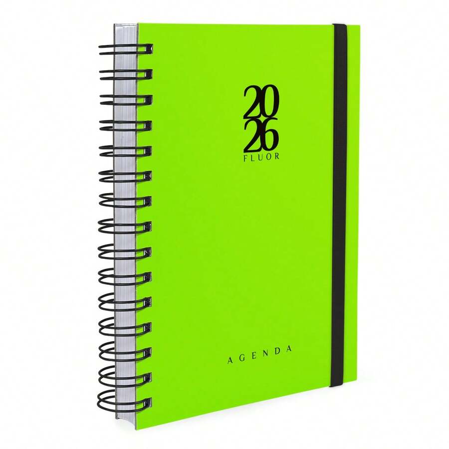 iscool Agenda Plus 2025 Hard Cover Spot Neon Colors - màu xanh lá - Xem 1