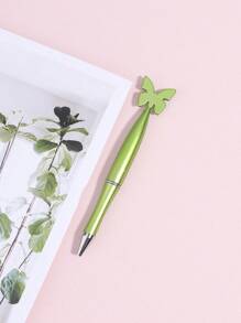 4 piezas Bolígrafo con forma de corazón vintage, accesorios de papelería creativos, bolígrafo para escribir - Accesorios de moda para el aprendizaje y útiles de oficina, bolígrafo para volver a la escuela