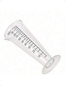 100毫升带刻度亚克力量杯，适用于厨房和餐厅使用，厨具 - 透明 - 查看 5