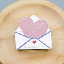 1pc Love Your Mom's Letter To You Enamel Brooch Angel Daughter Pin Mother's Day Gift Badge Accessories