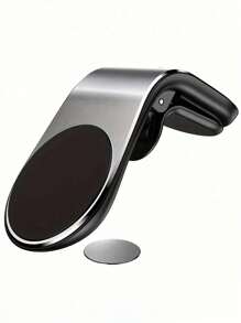 Magnetic Car Air Vent Phone Holder Stand, Mounted Car Phone Holder, Magnetic GPS Navigation Bracket, For Navigation With L-Shaped Design For Women Storage Organizer Travel Essentials Back To School Dormitory Storage Fall Decor