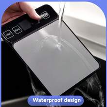 10公斤/22.05磅 1克精度数字厨房秤，高精度液晶显示屏，适用于食品称重，6种专业单位可切换（克/公斤/盎司/磅/毫升/牛奶毫升），不含电池 - 彩色 - 查看 4