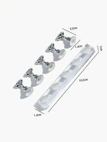 2pcs Magnetic Nail Holders Pink And Silver False Nail Practice Display Stand For Beginners And Nail Salon Supplies Nail Art Tools - Multicolor - View 7